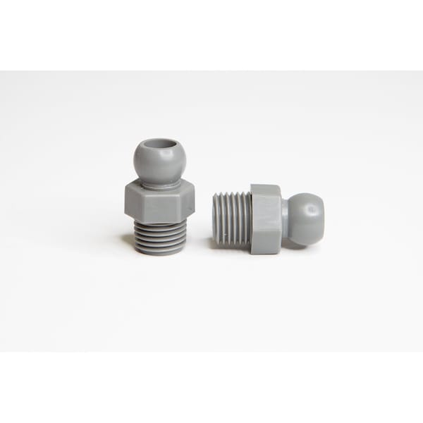 Cedarberg Snap-Loc Systems 1/4 System Female Hose to Male Pipe Thread Connector 1/8 BSPT Bag of 25 8525-191A - main